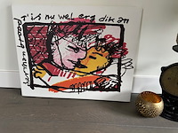 Artprint herman brood "t is nu wel erg dik an" - afbeelding 1 van  1