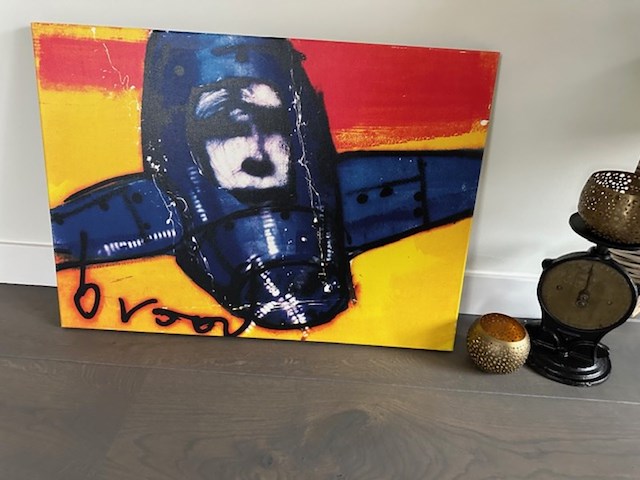 Artprint herman brood "vliegtuig" - afbeelding 1 van  2