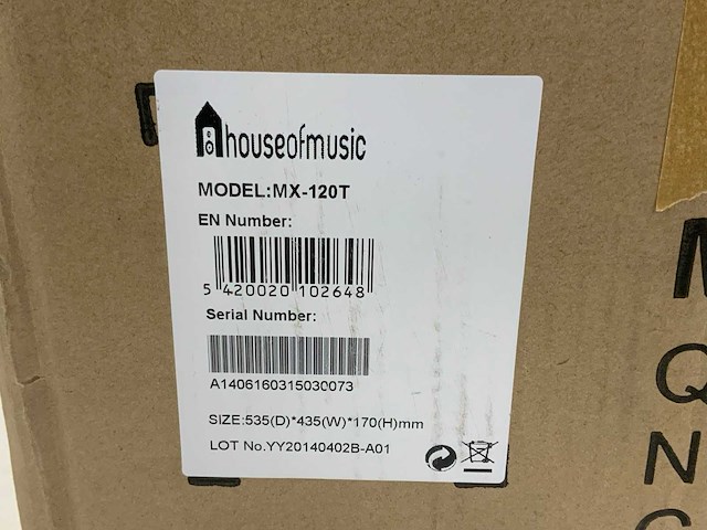 Artsound - mx-120t - mengversterker - afbeelding 2 van  6