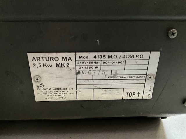 Arturo ma 4135 mo / 4136 po floodlight (2x) - afbeelding 5 van  5