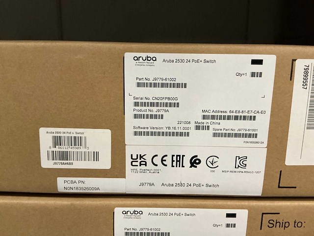 Aruba 2530 24 poe + switches (5x) - afbeelding 3 van  3