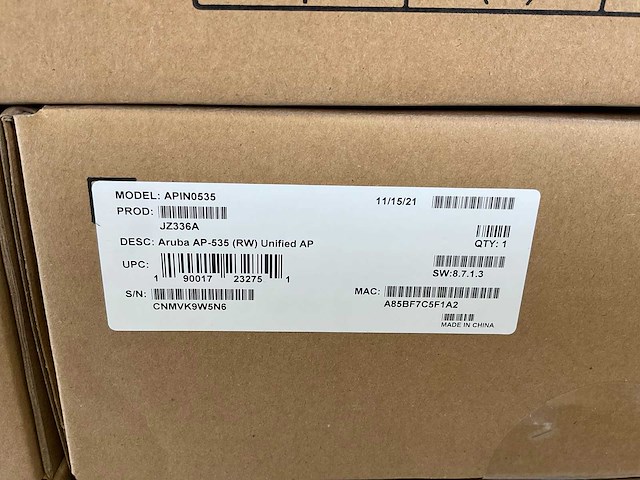 Aruba (apin03535) wi-fi 6, 2,4 + 5ghz, unified access points (new) (5x) - afbeelding 8 van  8