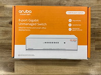 Aruba ion 1430 8g sw uk en 8-port gigabit unmanaged switch - afbeelding 1 van  4