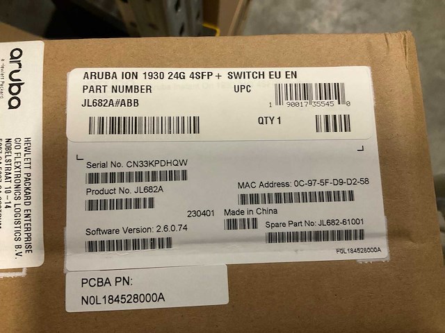 Aruba ion 1930 24g 4sfp+ switches (5x) - afbeelding 2 van  3