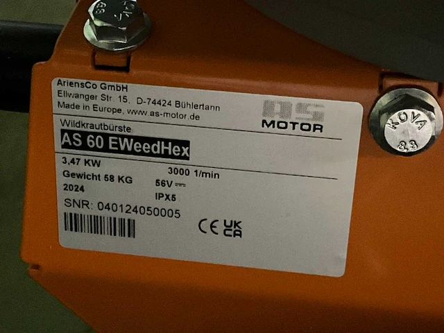 As 60e accu onkruidborstelmachine - afbeelding 8 van  8
