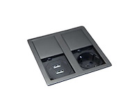 Asa versahit dual inbouw stopcontact en usb - afbeelding 3 van  3