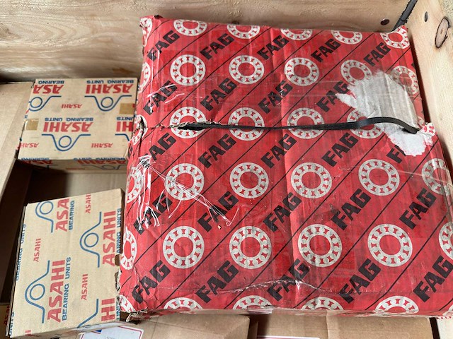 Asahi, nsk, fag, skf - partij lagers en lagerunits 87kg - afbeelding 2 van  10