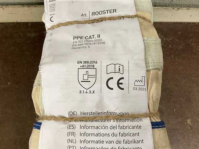 Asatex werkhandschoen (15x) - afbeelding 5 van  6