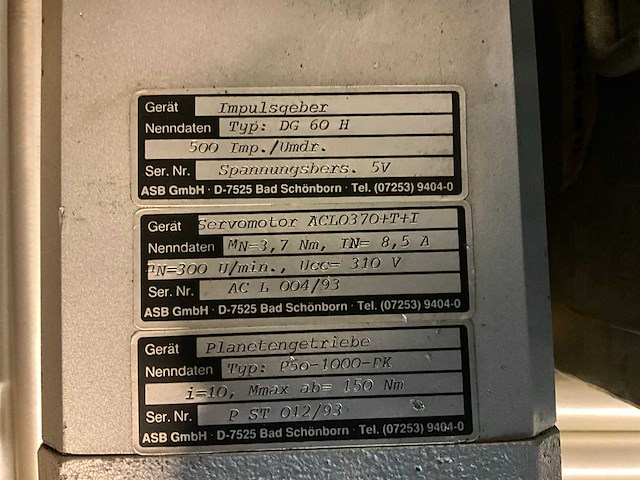 Asb acl037+t+i servo- motor - afbeelding 6 van  10