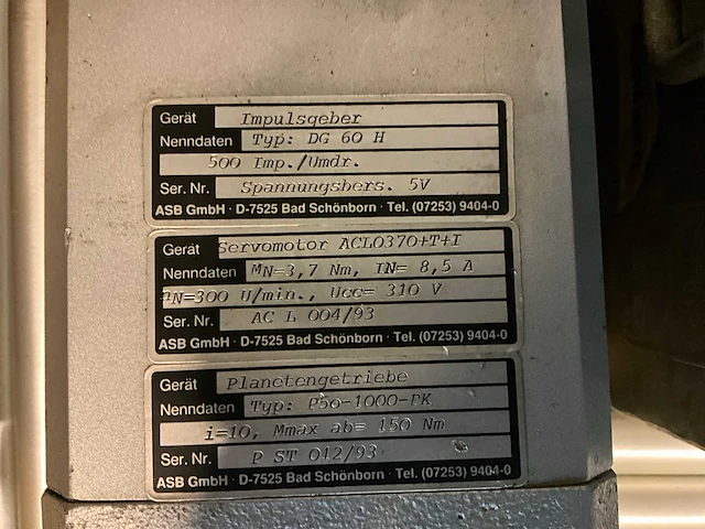 Asb acl037+t+i servo- motor - afbeelding 6 van  10