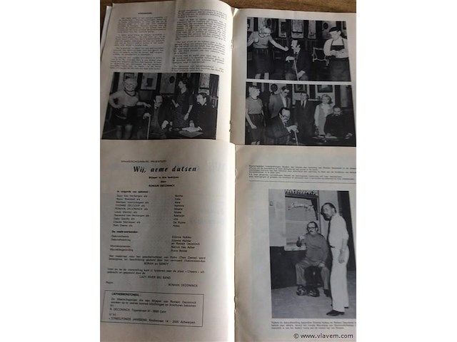 Asbak + brochures romain deconinck - afbeelding 2 van  2