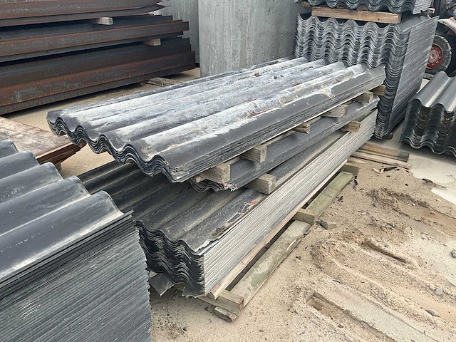 Asbestvrije golfplaat zwart circa 420m2 - afbeelding 4 van  7