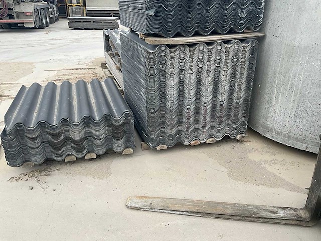 Asbestvrije golfplaat zwart circa 420m2 - afbeelding 7 van  7