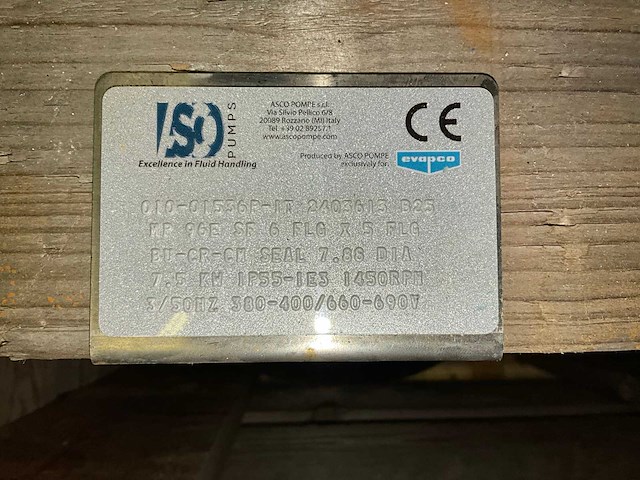 Asco pompe mp waterpomp - afbeelding 7 van  9