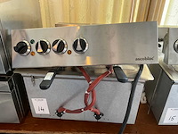 Ascobloc ief 224 integralline dubbele elektrische friteuse - afbeelding 2 van  6
