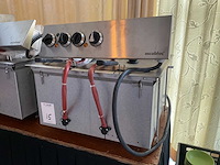 Ascobloc ief 224 integralline dubbele elektrische friteuse