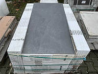 Ascot - gentle stone mud - 60 x 120 cm - 50m2 vloertegel - afbeelding 2 van  3