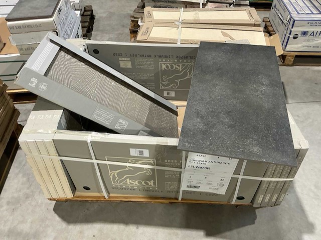 Ascot limewalk antracite 45x90 vloertegel 14m² - afbeelding 2 van  6