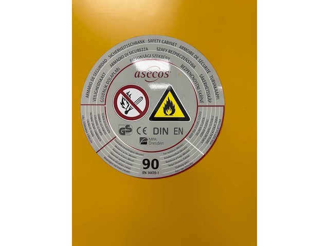 Asecos - chemiekast met inhoud - afbeelding 2 van  4