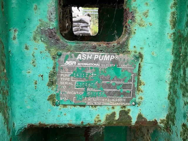 Ash pump - 14x12 srh - centrifugaal-slurrypomp - afbeelding 6 van  14