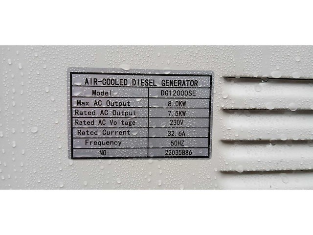 Ashita dg12000se stroomgenerator - afbeelding 7 van  7