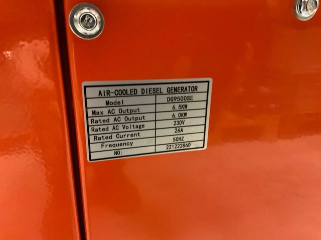 Ashita dg9500se diesel generator silent 6.5kw - afbeelding 8 van  13