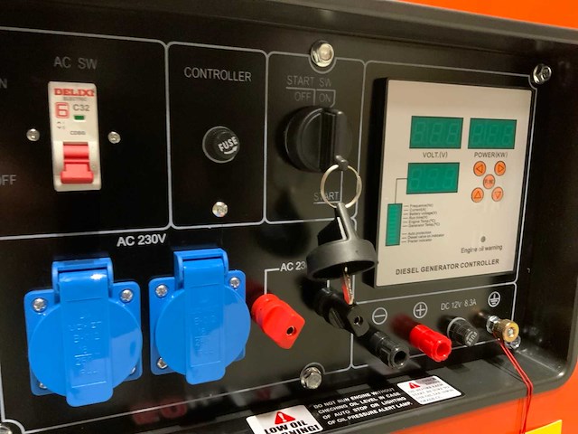 Ashita dg9500se diesel generator silent 6.5kw - afbeelding 8 van  13