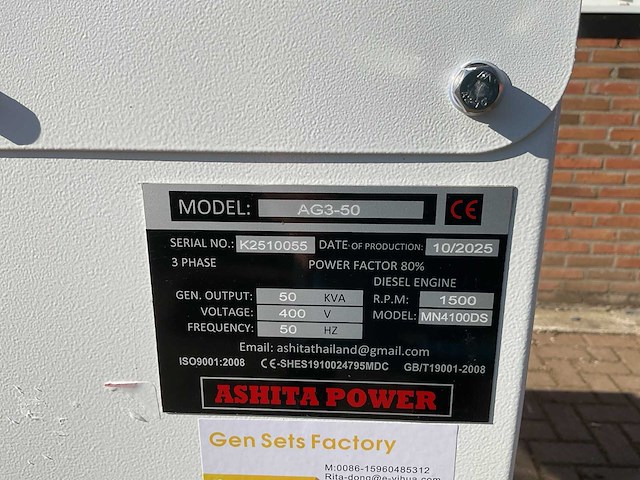 Ashita power ag3-50 wit stroomgenerator - afbeelding 7 van  20