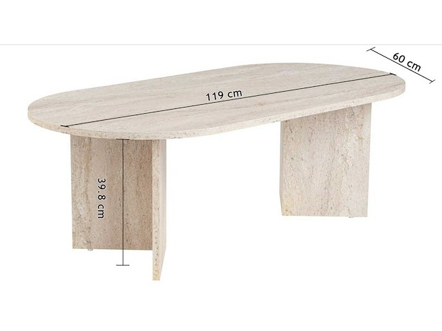 Asir - atlantisch grenen - salontafel - afbeelding 4 van  4