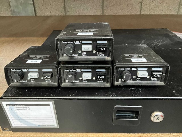 Asl bs 15 beltpack en 5 headsets (4x) - afbeelding 3 van  4