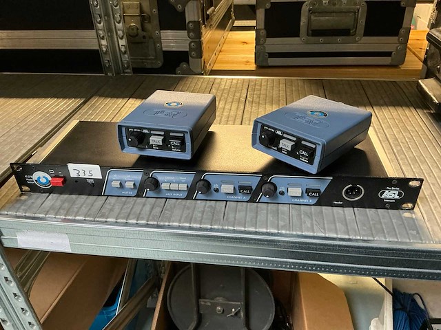 Asl ps278/ps19 intercom masterstation met 2x ps19 belt - afbeelding 1 van  4