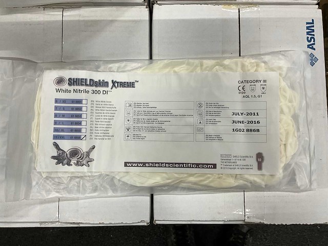 Asml nitril handschoenen (105x) - afbeelding 1 van  8