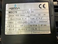 Aspira msc70 centrifugaalpomp - afbeelding 1 van  4
