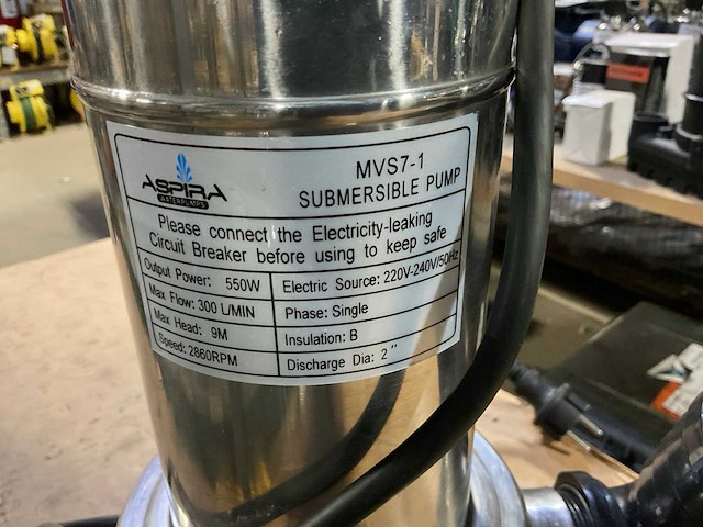 Aspira mvs7-1 dompelpomp - afbeelding 3 van  3