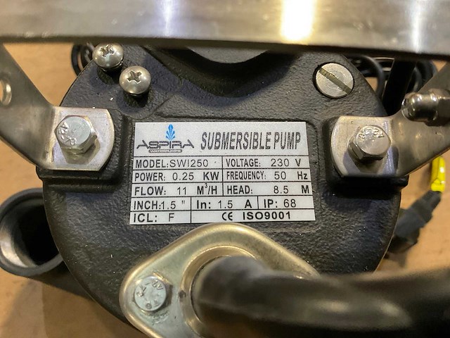 Aspira swi250 dompelpomp - afbeelding 3 van  3