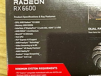 Asrock amd radeon rx 6600 videokaart - afbeelding 3 van  5