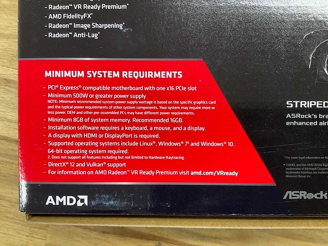 Asrock amd radeon rx 6600 videokaart - afbeelding 4 van  5