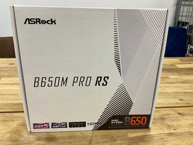 Asrock b650m pro rs moederbord - afbeelding 1 van  4