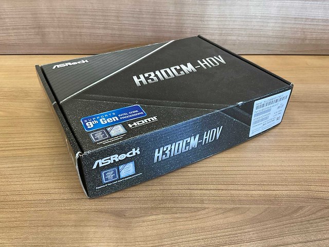 Asrock h310cm-hdv moederbord - afbeelding 1 van  4