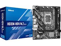 Asrock h610m hdv motherboard - afbeelding 1 van  3