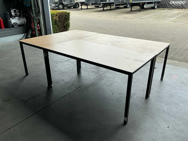 Assenburg - kantinetafel 80x160x75 cm (3x) - afbeelding 1 van  10