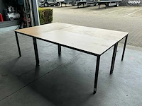 Assenburg - kantinetafel 80x160x75 cm (3x)