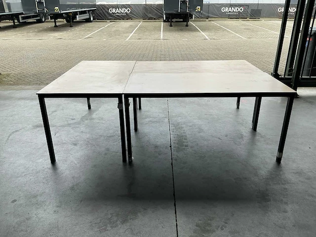 Assenburg - kantinetafel 80x160x75 cm (3x) - afbeelding 2 van  10