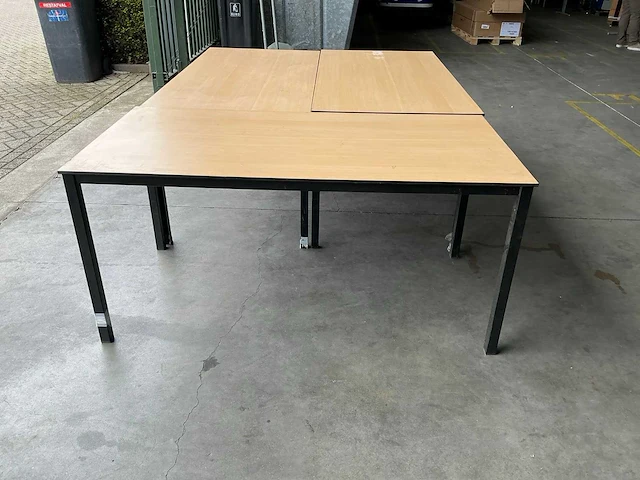 Assenburg - kantinetafel 80x160x75 cm (3x) - afbeelding 4 van  10