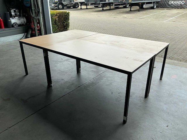 Assenburg - kantinetafel 80x160x75 cm (3x) - afbeelding 1 van  10
