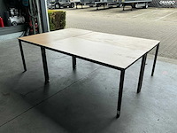 Assenburg - kantinetafel 80x160x75 cm (3x) - afbeelding 1 van  10