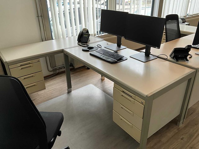 Assmann hoek bureau (3x) - afbeelding 2 van  7