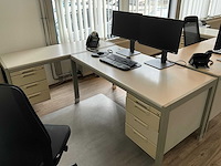 Assmann hoek bureau (3x) - afbeelding 2 van  7