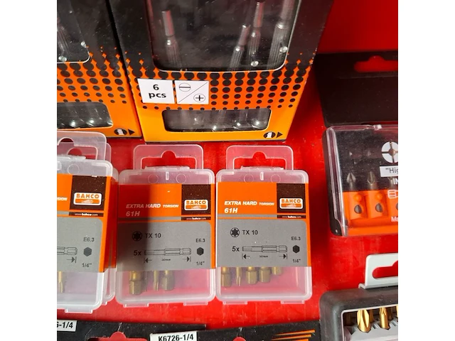 Assortiment bitjes o.a. bahco, bosch - afbeelding 8 van  13