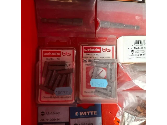 Assortiment bitjes o.a. bahco, bosch - afbeelding 13 van  13